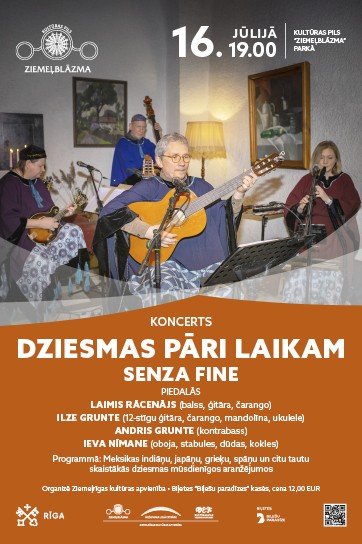 Meklēšanas rezultāta izrādes "Koncerts | DZIESMAS PĀRI LAIKAM | SENZA FINE" attels