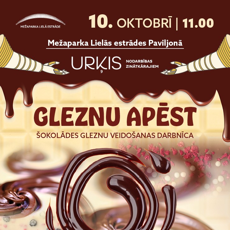 Izrādes "URĶIS. Pasākumu cikls zinātkārajiem | GLEZNU APĒST. Šokolādes gleznu veidošanas darbnīca" attels