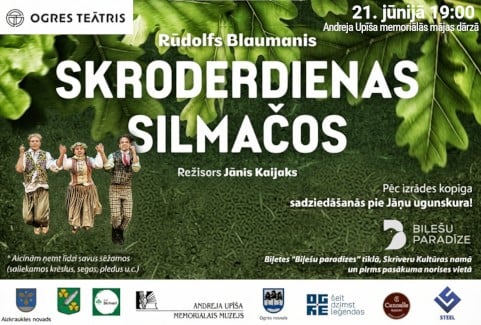Изображение спектакля "Rūdolfs Blaumanis SKRODERDIENAS SILMAČOS. Ogres teātra brīvdabas izrāde"