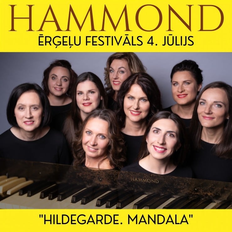 Image of the event "HILDEGARDE. MANDALA. II Hammond ērģeļu festivāls"