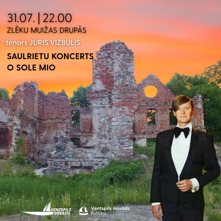 Изображение спектакля "Tenora Jura Vizbuļa solo koncertprogramma “O Sole Mio”"