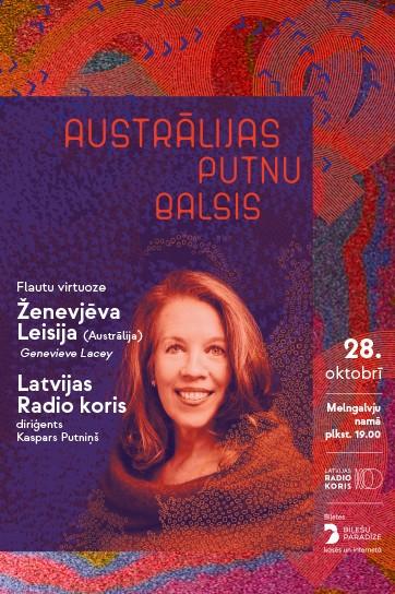 Meklēšanas rezultāta izrādes "Austrālijas putnu balsis | Latvijas Radio koris un flautu virtuoze Ženevjēva Leisija" attels