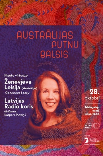 Meklēšanas rezultāta izrādes "Austrālijas putnu balsis | Latvijas Radio koris un flautu virtuoze Ženevjēva Leisija" attels