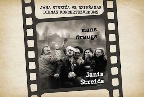Изображение спектакля "MANS DRAUGS JĀNIS STREIČS | Jāņa Streiča 90.dzimšanas dienas koncertuzvedums"