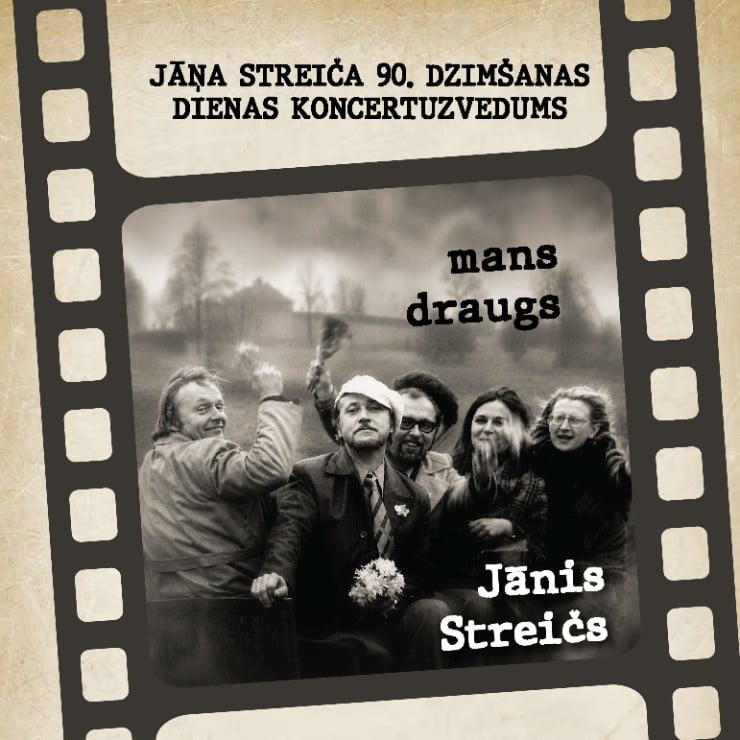 Изображение спектакля "MANS DRAUGS JĀNIS STREIČS | Jāņa Streiča 90.dzimšanas dienas koncertuzvedums"