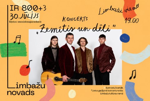 Izrādes "Limbaži līksmo 800+3 | Atkalsatikšanās koncerts ar grupu "Zemītis un dēli"" attels