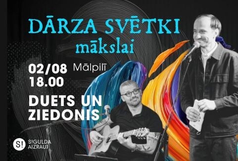 Izrādes "DUETS UN ZIEDONIS" attels