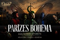 Meklēšanas rezultāta izrādes "PARĪZES BOHĒMA ǀ eko-modes operete ǀ iedvesmots no I.Kálmána Monmartras vijolītes" attels