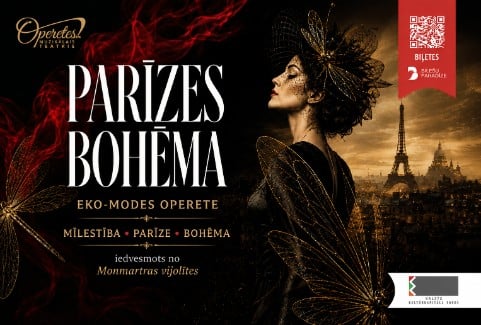Image of the event "PARĪZES BOHĒMA ǀ eko-modes operete ǀ iedvesmots no Kálmāna Monmartras vijolītes"