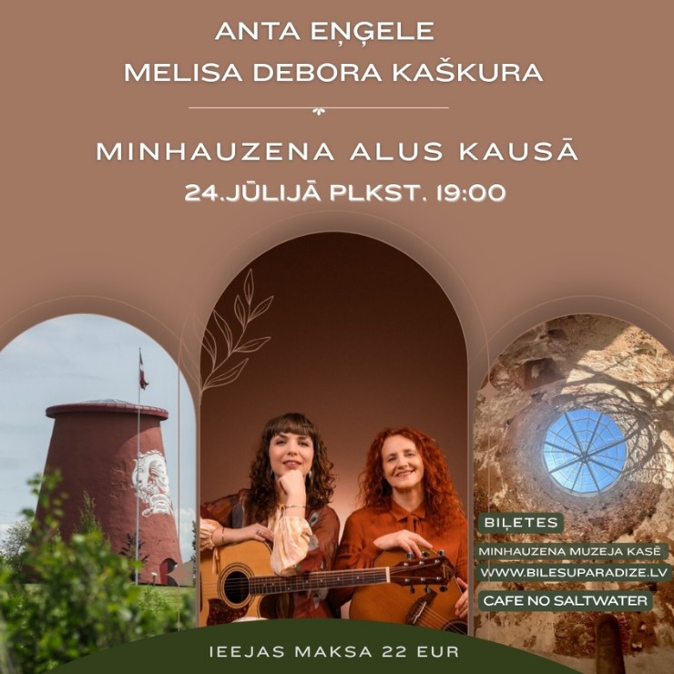 Izrādes "ANTA EŅĢELE & MELISA DEBORA KAŠKURA MINHAUZENA ALUS KAUSĀ" attels