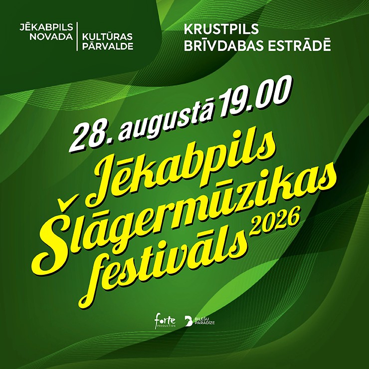 Изображение спектакля "Jēkabpils Šlāgermūzikas festivāls 2026"