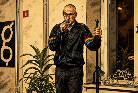 Izrādes "Monoizrāde "Vientuļās planētas sala" | Ģirts Krūmiņš" attels