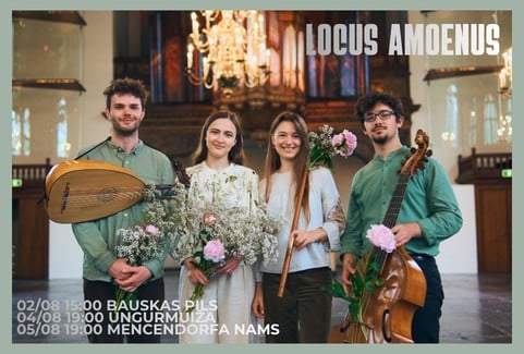 Image of the event "Locus Amoenus - Renesanses mūzika ar stāstiem par angļu galma dārziem"