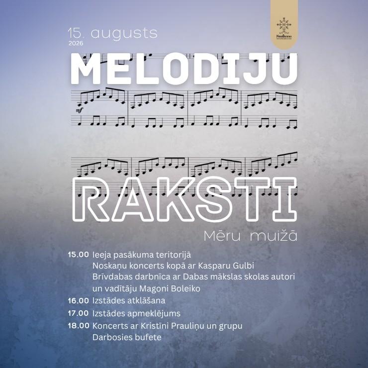 Izrādes "MELODIJU RAKSTI | Izstādes atklāšana un Kristīnes Prauliņas koncerts" attels