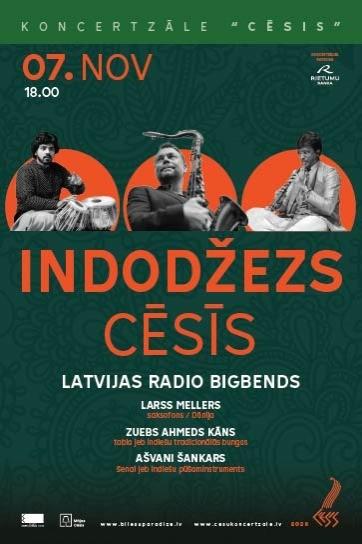 Изображение мероприятия "Latvijas Radio bigbends | Lars Moller | Indodžezs Cēsīs" из результатов поиска