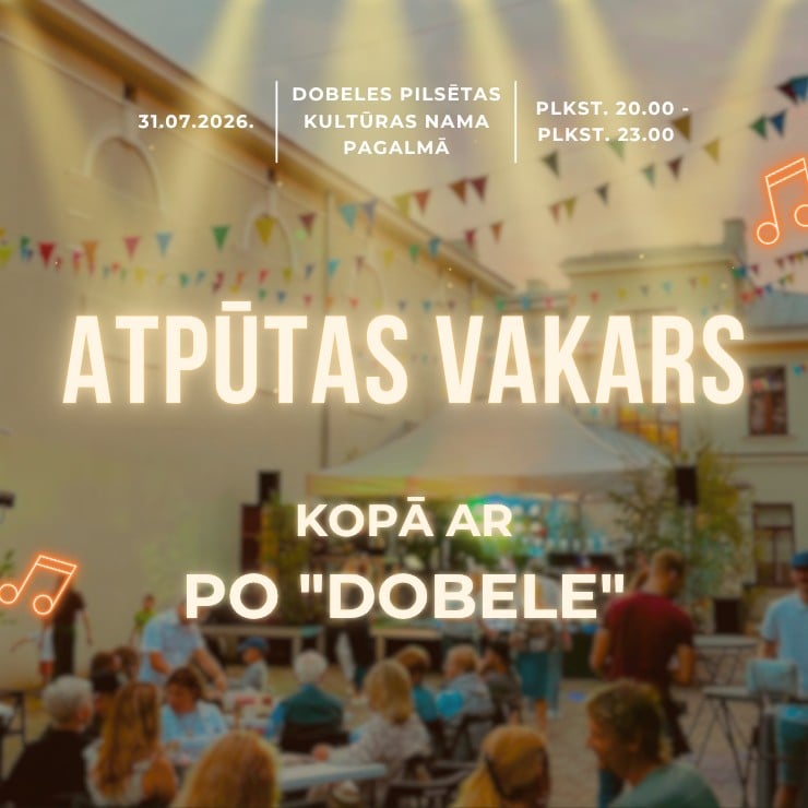 Izrādes "Atpūtas vakars kopā ar PO “Dobele”" attels