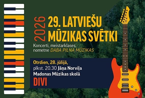 Изображение спектакля "29. latviešu mūzikas svētki Madonas novadā | Koncerts “Divi”"