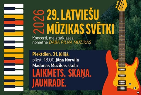 Image of the event "29. latviešu mūzikas svētki Madonas novadā | Koncerts “Laikmets. Skaņa. Jaunrade.”"