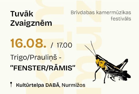 Изображение спектакля "FENSTER/ RĀMIS | DUO TRIGO/ PRAULIŅŠ | kamermūzikas festivāls TUVĀK ZVAIGZNĒM"