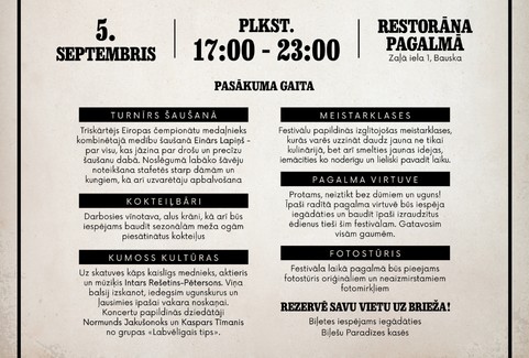 Gallery image 1: PASĒDĒT UZ BRIEŽA | Ugunīgs festivāls gardēžiem 2026
