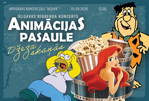 Izrādes "Jelgavas Bigbenda koncerts “Animācijas pasaule džeza skaņās”" attels