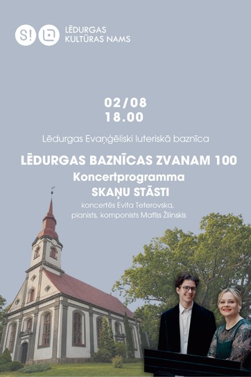 Meklēšanas rezultāta izrādes "Lēdurgas baznīcas zvanam – 100" attels