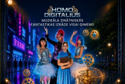 Izrādes "Homo Digitalius | Izrāde visai ģimenei" attels