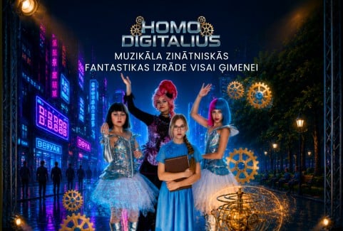 Изображение спектакля "Homo Digitalius | Izrāde visai ģimenei"