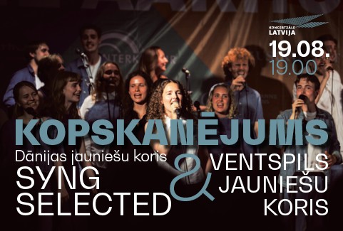 Image of the event "Kopskanējums. Dānijas jauniešu koris "Syng Selected" un Ventspils jauniešu koris"