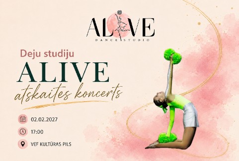 Izrādes "Deju studijas ALIVE atskaites koncerts" attels