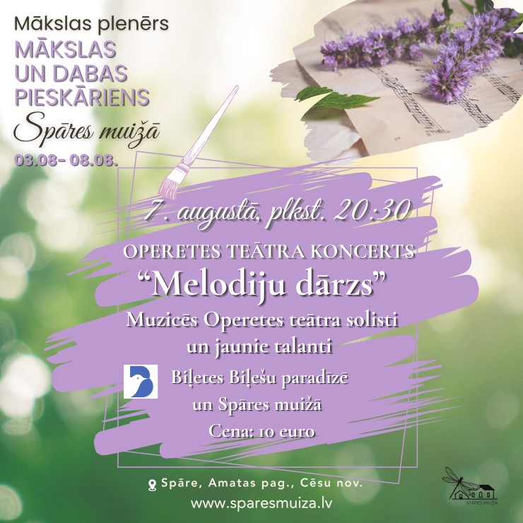 Изображение спектакля "Operetes teātra koncerts “Melodiju dārzs”"