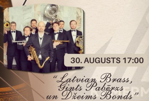 Image of the event "Latvian Brass, Gints Pabērzs un Džeimss Bonds. XXVII Balvu kamermūzikas festivāls"