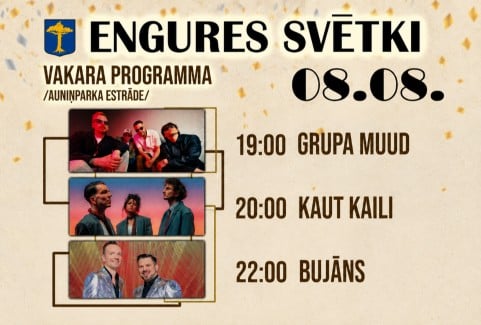 Image of the event "ENGURES SVĒTKI 2026 | Vakara programma"