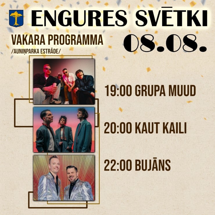 Image of the event "ENGURES SVĒTKI 2026 | Vakara programma"