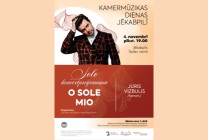 Meklēšanas rezultāta izrādes "“Kamermūzikas dienas Jēkabpilī” Jura Vizbuļa koncerts “O Sole Mio”" attels