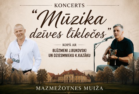 Изображение спектакля "Mūzika dzīves līkločos | J.Bukovskis, K.Kazāks"