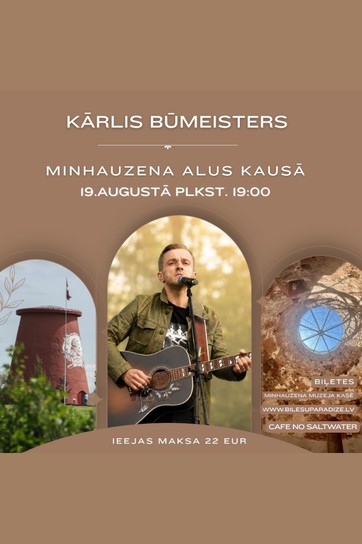 Meklēšanas rezultāta izrādes "KĀRLIS BŪMEISTERS MINHAUZENA ALUS KAUSĀ" attels
