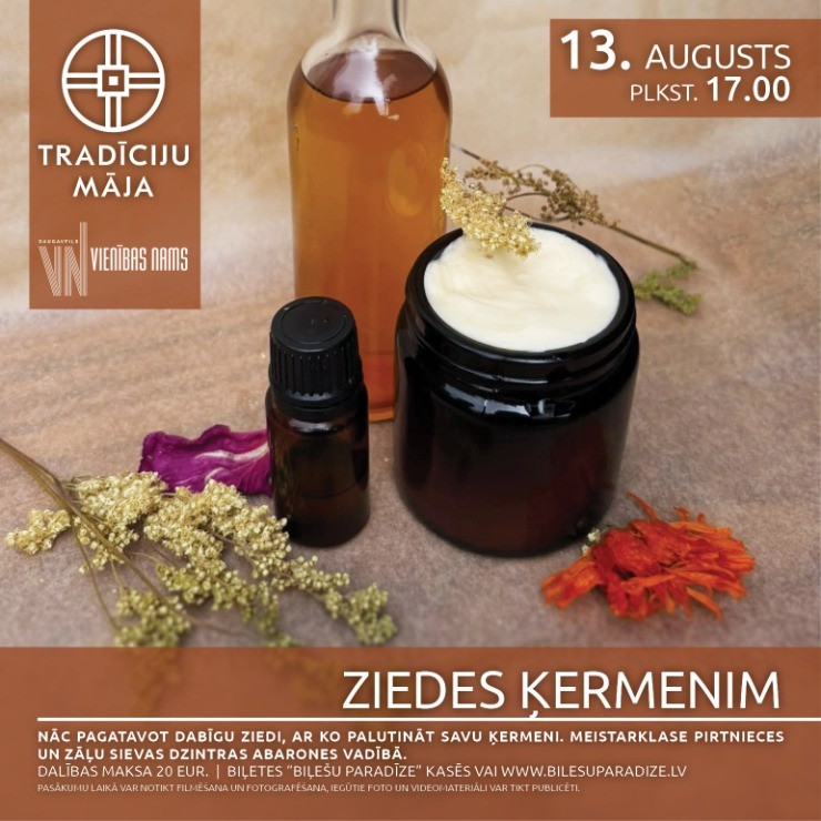 Изображение спектакля "Ziedes ķermenim | Meistarklase"
