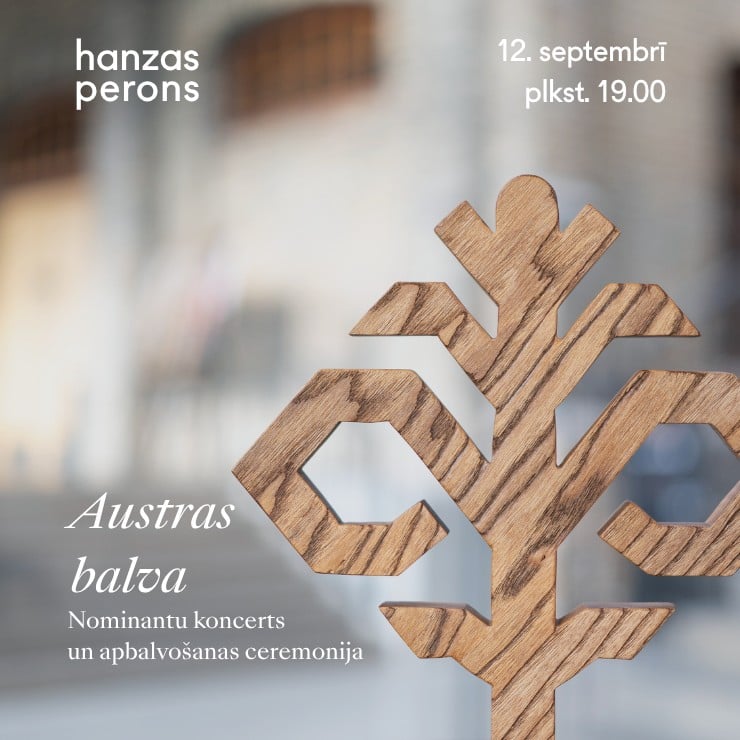 Izrādes "Austras balva. Pasniegšanas ceremonija un nominantu koncerts Hanzas peronā" attels