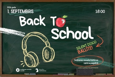 Image of the event "Silent disco ballīte "Back To School""