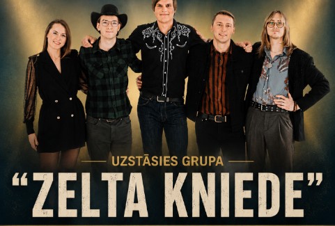 Izrādes "Grupa "Zelta kniede"" attels