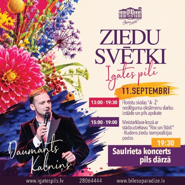 Izrādes "ZIEDU SVĒTKI IGATES PILĪ" attels