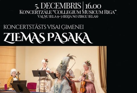 Image of the event "Koncertstāsts visai ģimenei “Ziemas pasaka”"