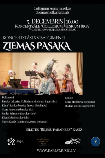 Meklēšanas rezultāta izrādes "Koncertstāsts visai ģimenei “Ziemas pasaka”" attels