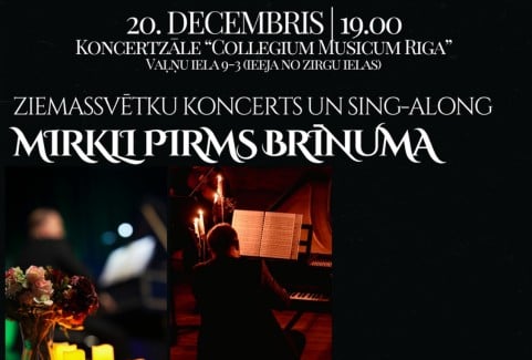 Изображение спектакля "Ziemassvētku koncerts un sing-along sveču gaismā “Mirkli pirms brīnuma”"