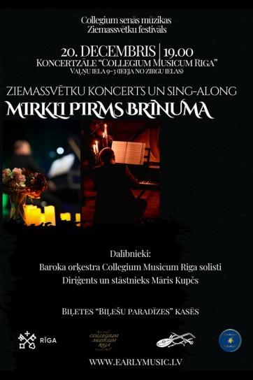 Meklēšanas rezultāta izrādes "Ziemassvētku koncerts un sing-along sveču gaismā “Mirkli pirms brīnuma”" attels