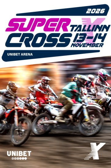 Meklēšanas rezultāta izrādes "SUPERCROSS TALLINN 2026 | 2 DAYS PASS" attels