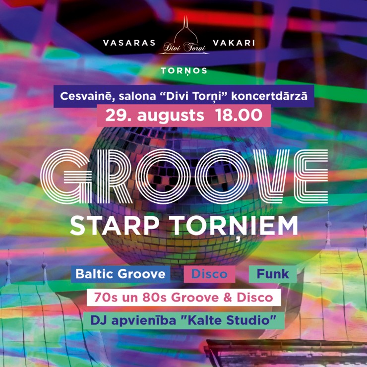 Izrādes "GROOVE STARP TORŅIEM | DEJU VAKARS" attels