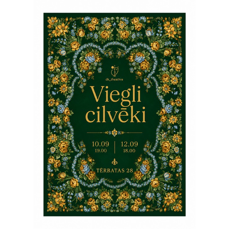 Izrādes "Viegli cilvēki" attels