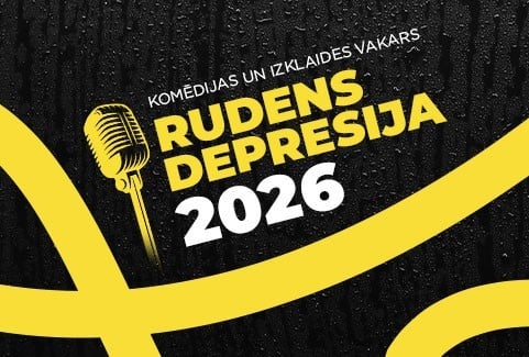 Изображение спектакля "Komēdijas un izklaides vakars - RUDENS DEPRESIJA 2026 / RĒZEKNE"